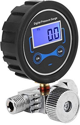 TKSE Digital Air Pressure Regulator,Pneumatic Air Regulator Control Valve Digital Pressure Gauge Regulating 1/4in for Spray Gun