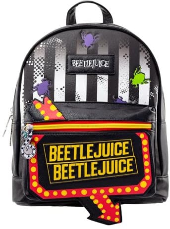 Pyramid International Mochila de moda BEETLEJUICE, White, Talla única, Casual