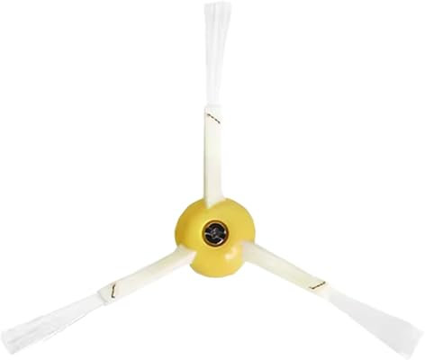 TALENTEC home | 1x Brosse latérale et vis de Remplacement, Compatible avec iRobot aspirateur. pour Roomba 800 et 900 | Couleur Jaune et Blanc