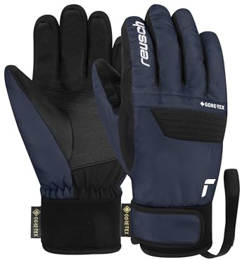 Reusch Gore-TEX Skihandschuhe für Kinder | warm, wasserdicht & Winddicht | atmungsaktive Winterhandschuhe mit Klettverschluss, für Ski & Outdoor, Größe 3-6,5, Bolt SC GORE-TEX Junior