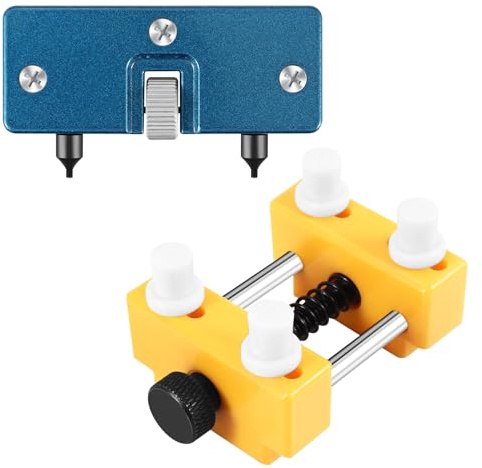 FUWIND Watch Adjustable Opener Back Case Closer Remover Repair Watchmaker Tool and Watch Case Back Opener Repair Remover Holder Tool