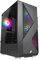 1st Player F3-A Black ATX Gaming Case - Tempered Glass Side Panel, Large Vented Front Panel - No Fans Inc