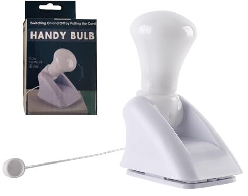 yimeizhiguang Battery Operated Wall Lights with Self Adhesive Pull Cord - Portable Cupboard Lights & Night Light, Wireless Stick Up Lamp for Cabinets, Wardrobes, Bedrooms, Hallways & Children's Rooms