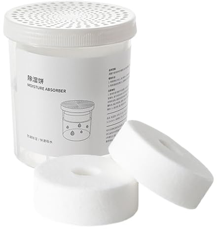 Moisture Absorbers, Closet Humidity Absorber Boxes, Leak-Proof Dehumidifier Refill Kit, Room and Storage Use, Car Kitchen Garage Bathroom Basement Bedroom, 4.13x4.84x5.51 Inches