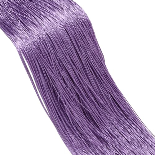 Aniyan 1 Stück Fadenvorhang 1x2m – Fadengardine aus Polyester, 240 Fäden/m, durchschimmernd & dekorativ – Türvorhang, Raumteiler, Fensterdekoration, Vorhang für Wohnzimmer & Flur (Lila)