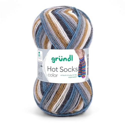 Hot Socks Color Gründl Wolle Sockenwolle 4fädig