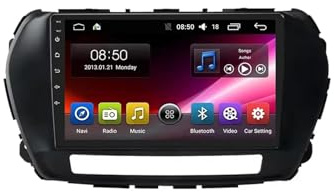 GPS Navi Navigationsgerät 2 Din für Greatwall Great Wall Wingle 5 2017-2021 mit Bluetooth Fm Radio, Mirror Link, USB, Aux, Bluetooth Unterstützt Tpms Lenkradsteuerung, 4 Kern 1G+16G