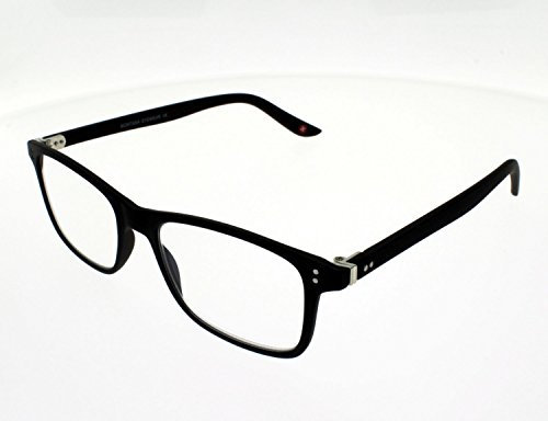 Montana Eyewear Sunoptic MR72 Lesebrille inklusive Soft Etui, schwarz / +1.5 Dioptrien