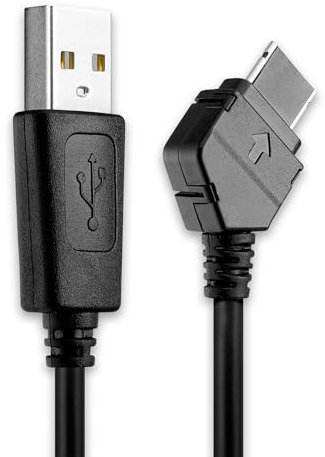 subtel Câble USB Transfert de données et Charge de 1m Compatible avec Samsung SGH-E250, SGH-P300, SGH-U700, SGH-X830, SGH-E900 Connector vers USB A 2.0 0.5A Noir Fil en PVC
