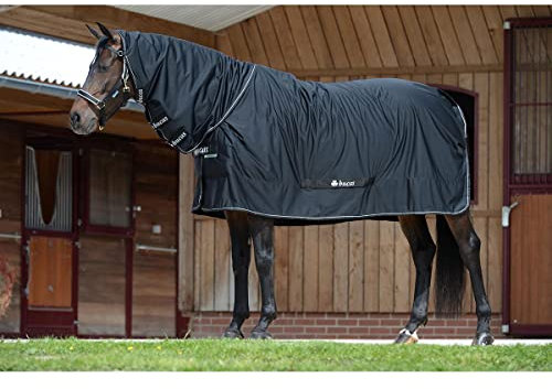 Bucas Shamrock Full Neck Power Cooler Rug 140cm Black/Silver