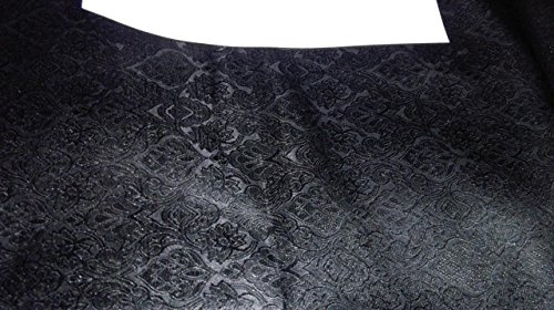 Brokatstoff, schwarz, 111,8 cm, bro576 [3]