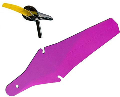 BlueSunshine Fahrrad-Schutzblech, zusammenklappbar, für Rennräder, Mountainbike, Fahrrad, Reifen, Hinterrad, Fahrrad-Zubehör, violett