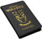Passport Cover Kingdom of Wakanda Printed Passport Holder Leather Black Panther Passport Case with Multi Card and Ticket Slots, Schwarz , Einheitsgröße