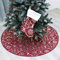 Mateju Weihnachtsbaum Rock Dekoration, Decke Weinachtsdeko Weihnachtsbaumdecke Röcke Ornaments für Weihnachten Baum Rock Deko Schutz (120cm,Fuchsie)