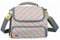 BUILT Bolsa de Almuerzo aislada con diseño de The Stylist, Poliéster Etilvinilacetato, Gris/Blanco, M