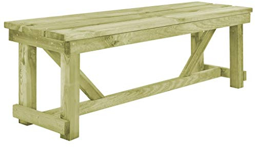 Tidyard Gartenbank Balkonbank Terrassenbank Sitzbank Holzbank Parkbank Gartenmöbel 140 cm Imprägniertes Kiefernholz