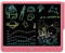 LCD-Schreibtafel, extra groß, 38,1 cm, bunt, löschbar, elektronisch, digital, Zeichenblock, Kritzelbrett, Geschenk für Kinder, Erwachsene, Zuhause, Schule, Büro (Rosa)