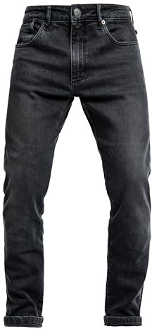 John Doe Pioneer - Monolayer | CE - Zertifizierung AAA | Motorradhose | Atmungsaktiv | Motorrad Jeans | Denim Jeans mit Stretch | Mit Protektoren