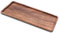 Vassoi da portata rettangolari in legno massello di acacia, 35,6 x 14 cm, per alimenti, salumi, formaggi e antipasti, perfetti per decorare la casa e le feste