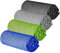 YQXCC Kühlendes Handtuch 4 Stück 120x30 cm Mikrofaser Handtuch für sofortige Kühlung Entlastung, kühles kaltes Handtuch für Yoga,Golf,Reisen,Sport,Camping,Fußball&Outdoor-Sport