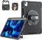 Gralifcare Hülle für iPad Air 5.Generation: Robuste Schutzhülle für iPad Air 10.9 2022 Stoßfeste Case in Militärqualität für iPad Air 5/4 mit Stifthalter-360°Drehbarer Ständer–Schultergurt-Schwarz…