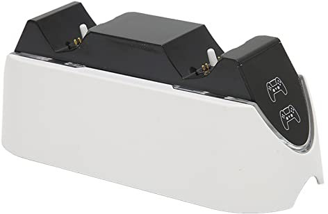 Per il Caricatore del Controller, per la Stazione di Ricarica con Indicatore di Carica a LED, Pad Antiscivolo, Controller Dual Sense a Ricarica Rapida per la Ricarica del