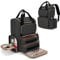 Luxja Nagellack Organizer Tasche für 70 Flaschen Nagellack, Nagellack Aufbewahrung Tasche für Nageltrockner, Nagellack Tasche mit 2 abnehmbaren Nagellack Tasche, Schwarz