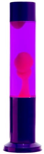 Nova Colour 15 Sensory Relaxing Lamp (Purple) with Purple Liquid Pink Wax