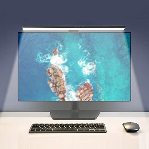 Lampe Ecran Pc, Lampe Gamer, Lampe De Bureau, Lampe De Moniteur, Barre LED, 3 Couleurs Modes Et Gradation Progressive Protection des Yeux Lampe LED, pour La Lecture Étudier Lecture Table,50CM
