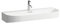 LAUFEN Sonar Aufsatzwaschtisch, 3 Hahnlöcher, ohne Überlauf, 1000x420mm, geschliffen, H8163470001581, Farbe: Weiß