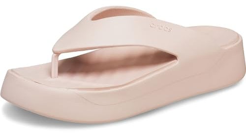 Crocs Women's Getaway Platform Flip, Quartz, 4 UK Women