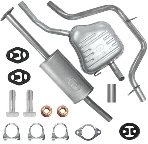 Polmo Schalldämpferset Auspuffanlage Auspuff für S-Max 1 I MK1 2006-04/2011 2.0