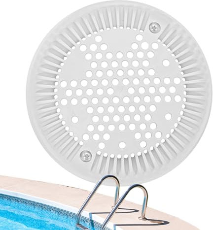 Chaies Sustitución de la rejilla principal de la piscina, cubierta de desagüe de la piscina, drenaje suave, filtro de drenaje eficaz | Piscina y Spa Cubierta ligera antiremolinos para piscinas