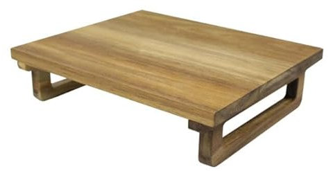 METRO Professional Servierbrett, Akazienholz, 30 x 25 x 7.5 cm, braun