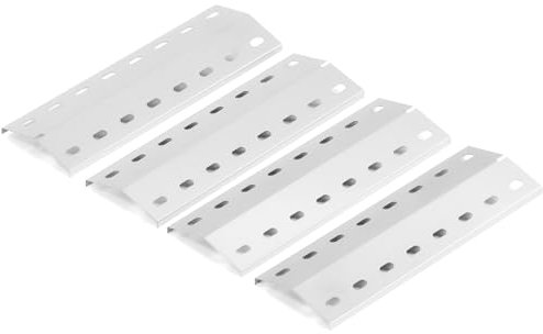 FIRXZYMZ 41x14cm Edelstahl Brennerabdeckung Heizplatte Ersatzteile für Enders Chicago 3, Enders Boston Pro 3K, Enders Boston 6 Kr Turbo, Tepro 3561, Barbecook Brahma 4.0, Hitzeschild Zubehör