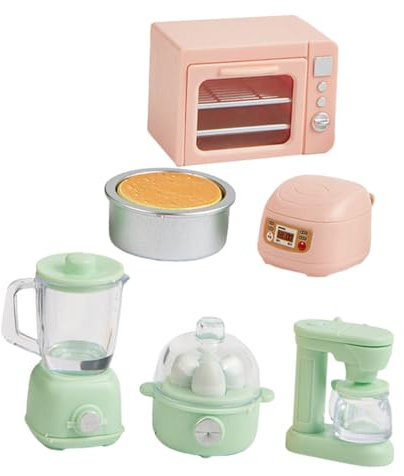 UPKOCH Mini Küchengeräte Für Kinder 1 Set Puppenhaus Miniküche Mini Küchenutensilien Puppenhaus Küchenzubehör Mikro Landschaftsdekoration Puppenhausmöbel Puppenhausgeräte Puppenhaus Layout Utensilien