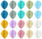 Ipotkitt Lot de 20 perles en silicone colorées en forme de feuille d'arbre - 10 styles - Perles focales en caoutchouc - Perles en vrac pour la fabrication de bijoux