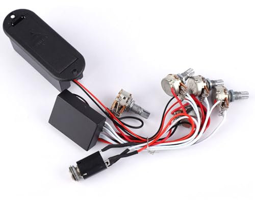 Bass-Vorverstärker, E-Bass-Vorverstärker-Schaltkreis, 3-Band-Aktivgitarren-EQ-Equalizer für Aktive Bassgitarre