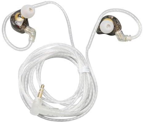 Gugxiom Wired Monitor Earphone, ZS10 Pro, 4BA+1DD 5 Driver in Ear Monitor, HiFi Wired Earbuds, Gaming Earbuds with 10mm Dynamic Driver, 2 Pin Detachable Cable