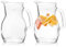 KONZEPT Hochwertiger Wasserkrug Glas 2 Stk Set 500ml Glaskrug Perfekt für Wasser, Milch, Säfte Wasserkanne mit ergonomischem Griff – In verschiedenen Größen erhältlich