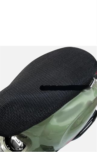 FGRggds Für Vespa Primavera Sprint LX GTS GTV Motorrad 3D Mesh Stoff Sitzkissen Nylon Waben Sitzkissen Sitzkissen