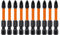 16x 50mm PZ2 Impact Duty Screwdriver Drill Driver Bits Sets, 1/4 Inch Standard Hex Fitting Pozi-Drive 2 Magnetic Impact Screwdriver Bits Heavy Duty Impact Driver Bit Set for Dewalt Milwaukee Bosch