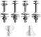 Fanmitrk Toilet Seat Hinge Parts-Replacement Fittings and Repair Parts,for Toilet Seat Hinges Use (hinge03)