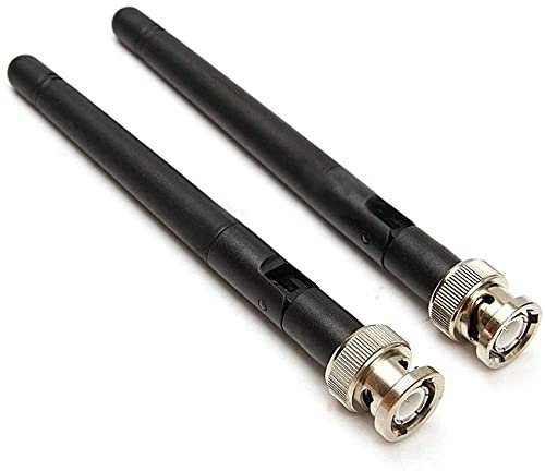 pawlickio 2 antennes UHF avec connecteur BNC pour récepteur micro sans fil EW100 EW300 EW500 G3 G3 Series