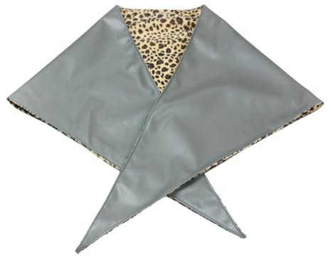 kokdid Haarschal, Bandana, Kopftuch, PU, wendbar, Futuristen für Erwachsene, kreative Kopfbedeckung, Foto-Requisiten