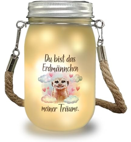speecheese Erdmännchen meiner Träume Solarlicht Lustige Solarlampe für Garten und Terrasse