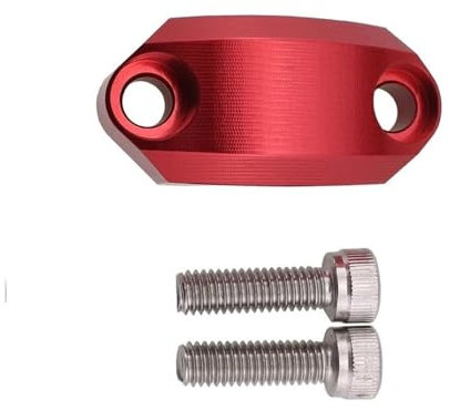Copri Morsetto Accessoires per HON&da CRF150R CRF250R CRF450R Coprimorsetto Cilindro Freno Frizione Moto(Rosso)
