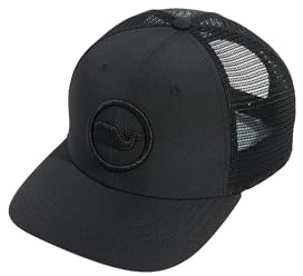 Vineyard Vines Trucker-Mütze für Herren, Wal-Punktmuster, Schwarz (Jet Black), Einheitsgröße