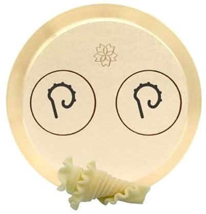 Rosinella Matrize Messing - Gigli Ricci/Lilie gestreift - kompatibel mit Häussler PN100, Emma, Lillodue
