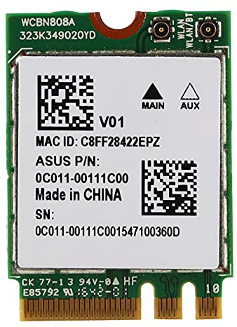 Original Bluetooth 4.1 Wireless Netzwerkkarte für, 802.11ac Dualband 2,4 G/5 G NGFF M.2 WLAN-Adapter mit Qualcomm-Atheros-Chip, kompatibel mit -Motherboards